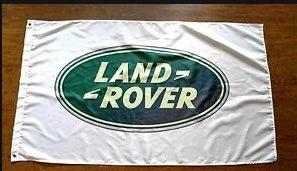 Land Rover White Flag 3X5 Ft Polyester Banner USA 90x150cm by flagsjustdoit