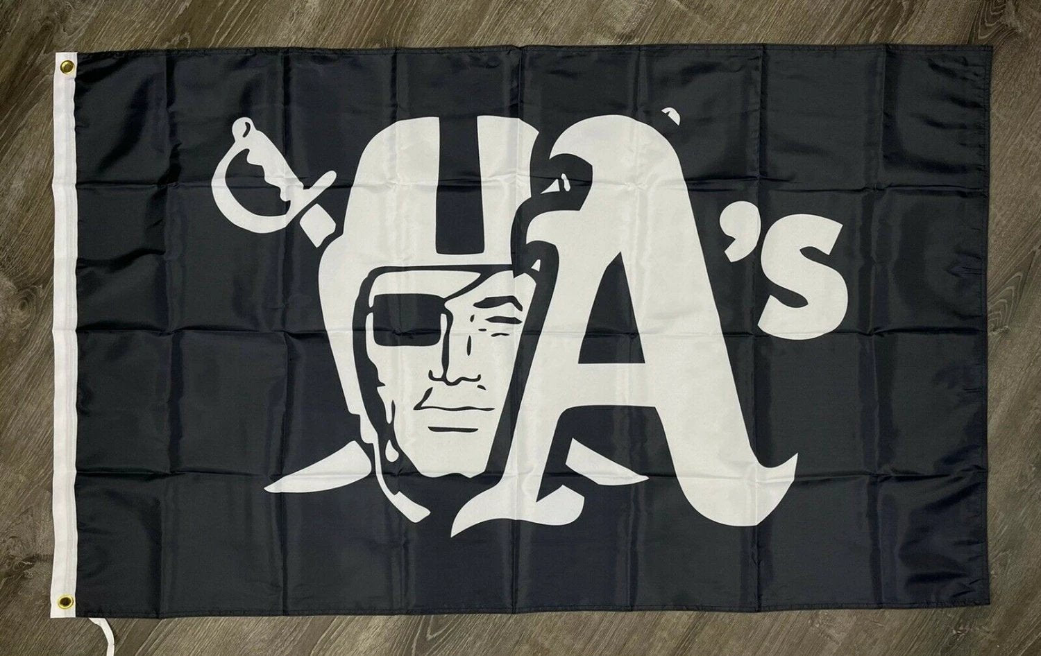 Las Vegas Oakland Raiders Athletics Flag 3x5 ft Banner Man-Cave Garage by flagsjustdoit