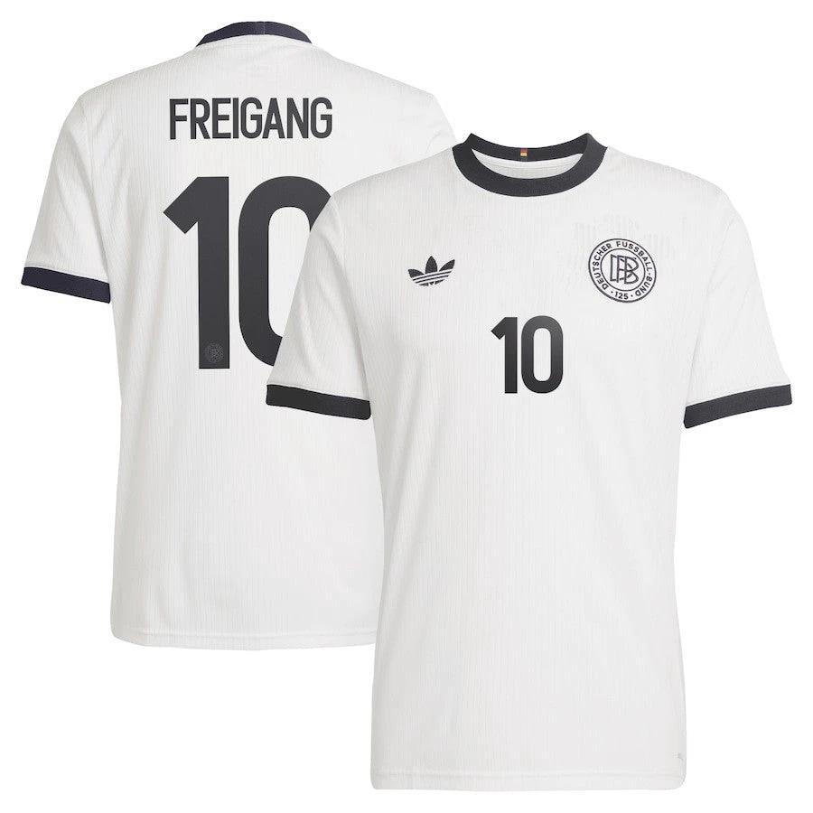 Laura Freigang 10 Germany National Team 125th Anniversary Men Jersey – White by Soccer Jersey
