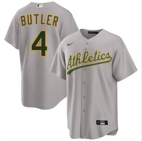 Lawrence Butler Jersey #4 Athletics Vapor Premier Limited All Stitched by My Store