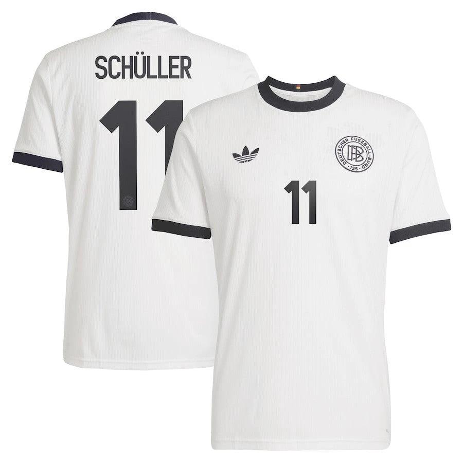 Lea Schüller 11 Germany National Team 125th Anniversary Men Jersey – White by Soccer Jersey