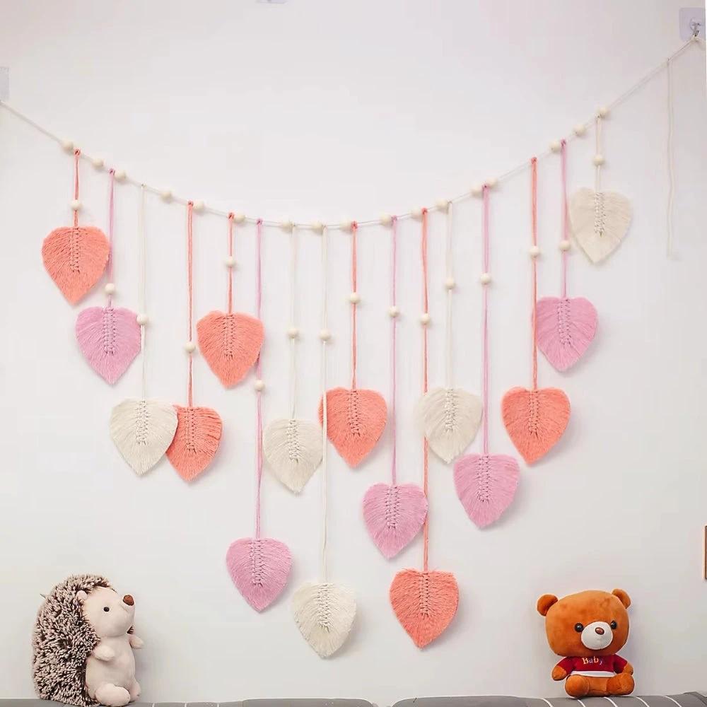 Leaf-Themed Macrame Wall Decor by Casa & Beyond