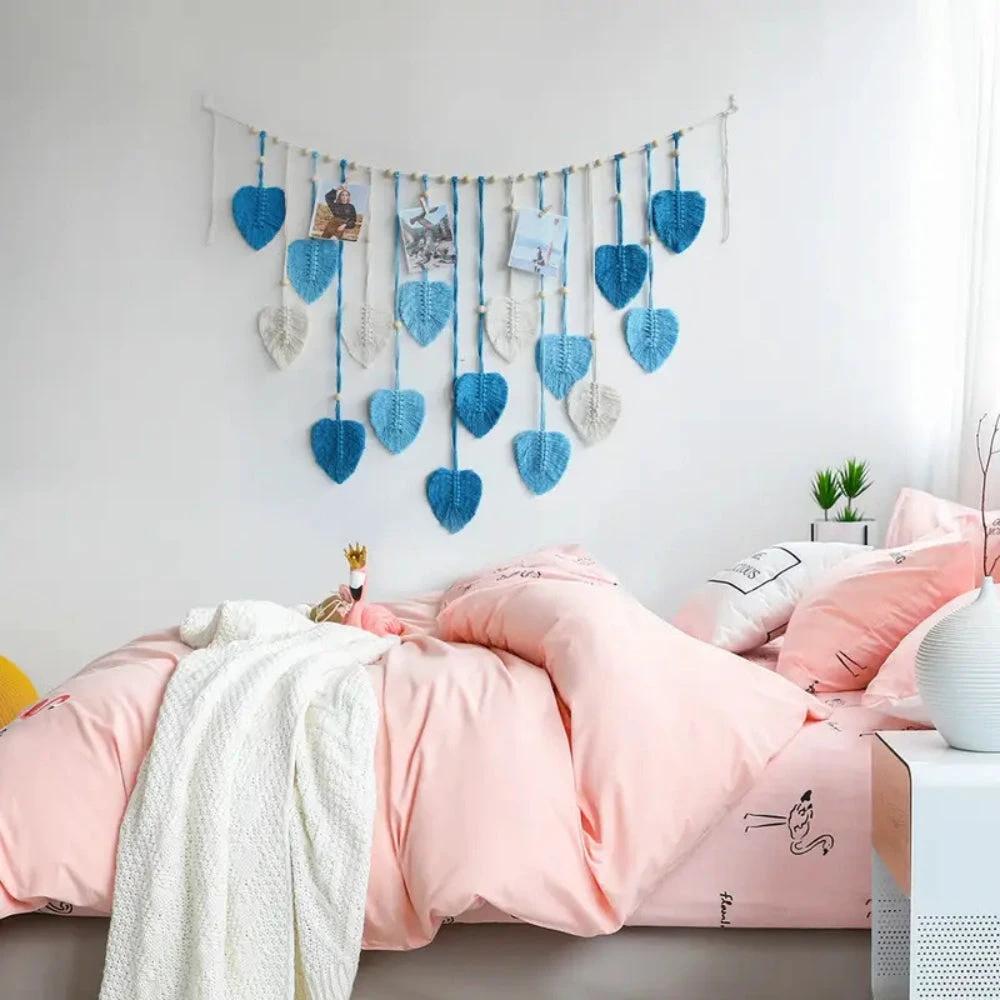 Leaf-Themed Macrame Wall Decor by Casa & Beyond