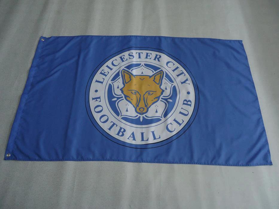 Leicester City Football Club Flag 3x5ft Banner Polyester by flagsjustdoit