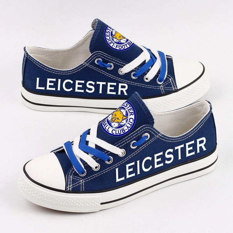 Leicester City Low Top Canvas Sport Sneakers Shoes For Men Women Fans by Crocs