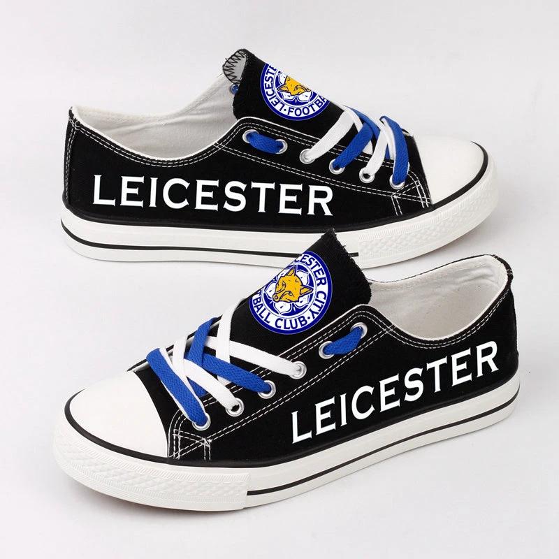 Leicester City Low Top Canvas Sport Sneakers Shoes For Men Women Fans by Crocs