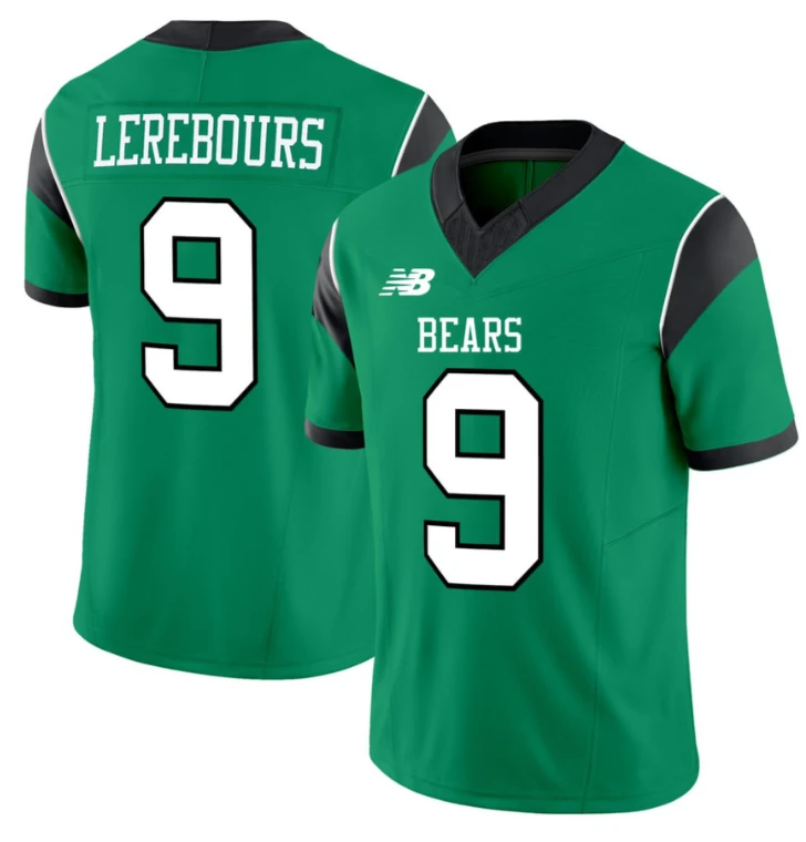 Lerebours #9 Football Green Jersey - All Stitched by NCAA Football Jersey