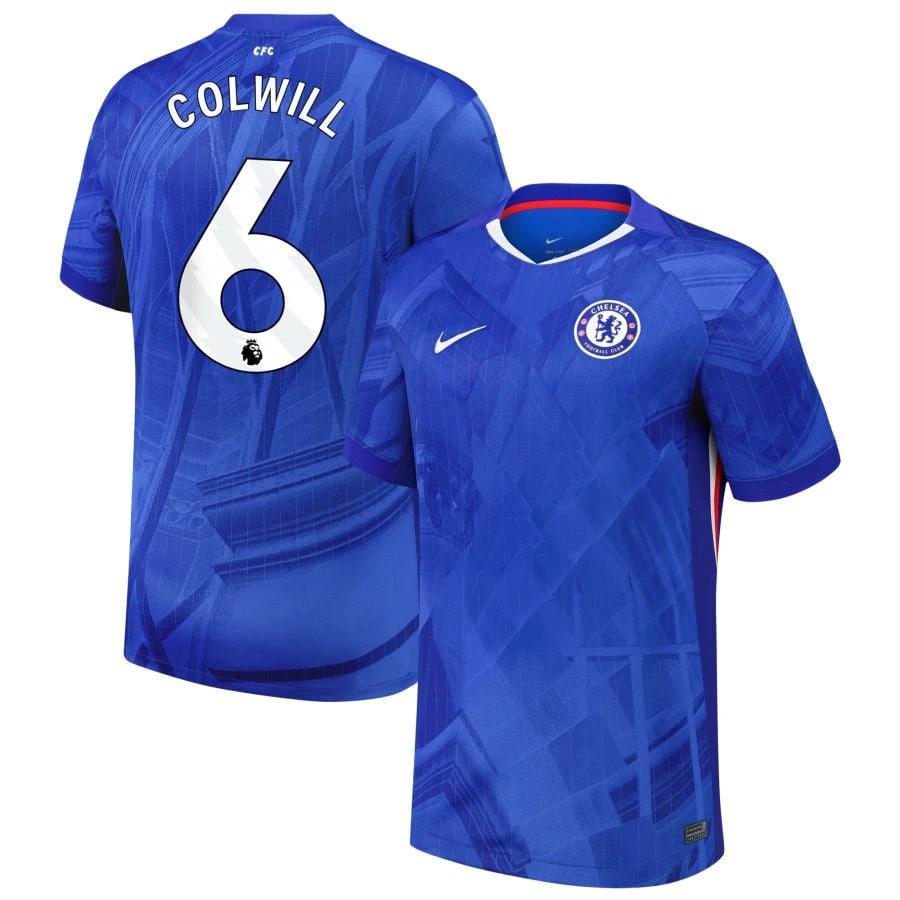 Levi Colwill #6 Chelsea 2025-26 Home Match Jersey – Blue by Soccer Jersey