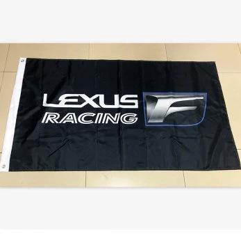 Lexus Motors Logo Flag 3X5 Ft Polyester Banner USA 90x150cm by flagsjustdoit