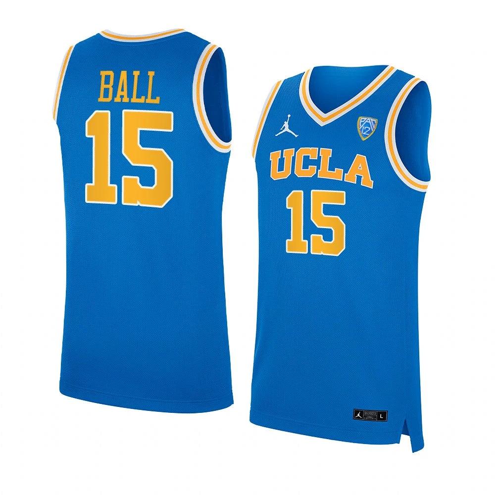 LiAngelo Ball #15 UCLA Bruins NCAA College Basketball Jerseys Royal by My store basketball