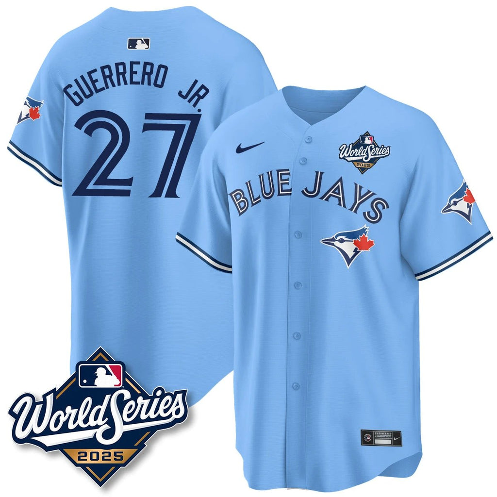 Toronto Blue Jays 2025 World Series Jersey - All Stitched by Toronto Blue Jays