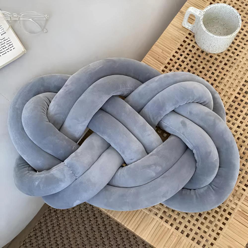 Braided Plush Cushion by Casa & Beyond