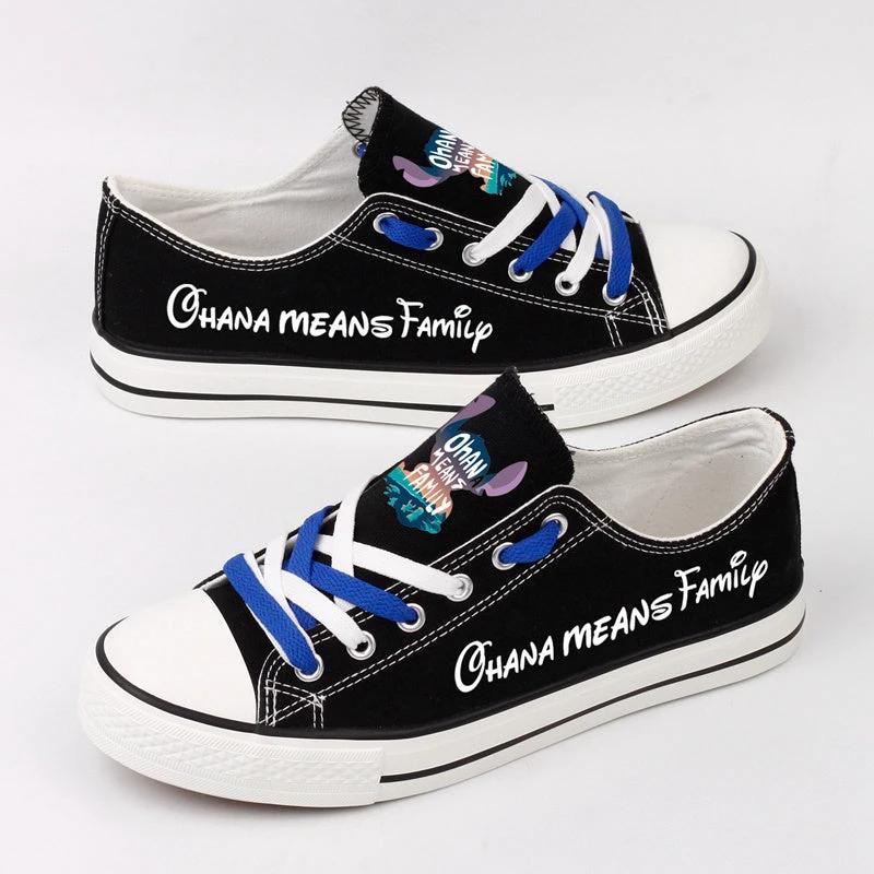 Lilo & Stitch Low Top Canvas Sport Sneakers Shoes For Men Women Fans by Crocs