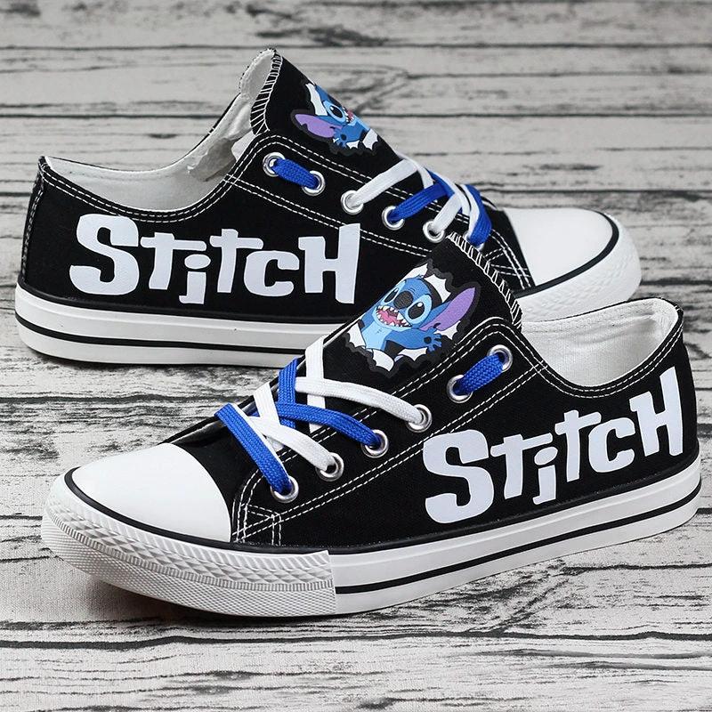 Lilo & Stitch Low Top Canvas Sport Sneakers Shoes For Men Women Fans by Crocs