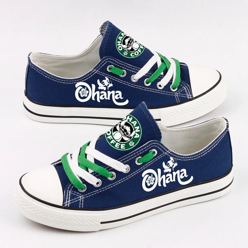 Lilo & Stitch Low Top Canvas Sport Sneakers Shoes For Men Women Fans by Crocs