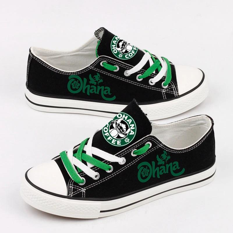 Lilo & Stitch Low Top Canvas Sport Sneakers Shoes For Men Women Fans by Crocs
