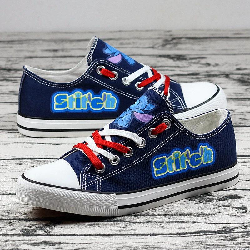 Lilo & Stitch Low Top Canvas Sport Sneakers Shoes For Men Women Fans by Crocs