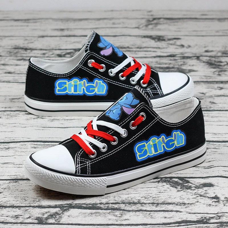 Lilo & Stitch Low Top Canvas Sport Sneakers Shoes For Men Women Fans by Crocs