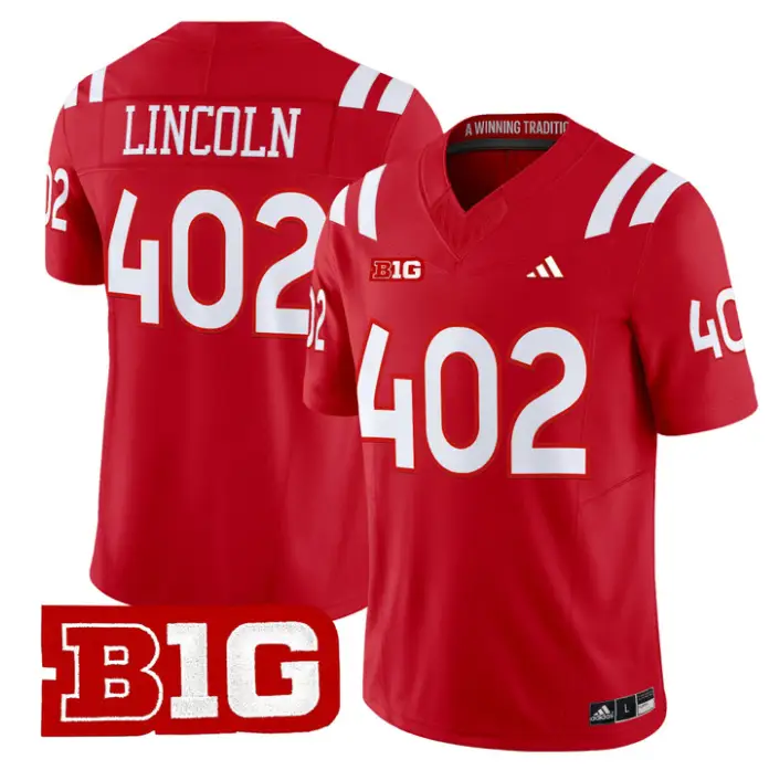 Lincoln Jersey #402 Nebraska Cornhuskers 2026 Vapor Limited Stitched by My Store NCAA Football Jerseys