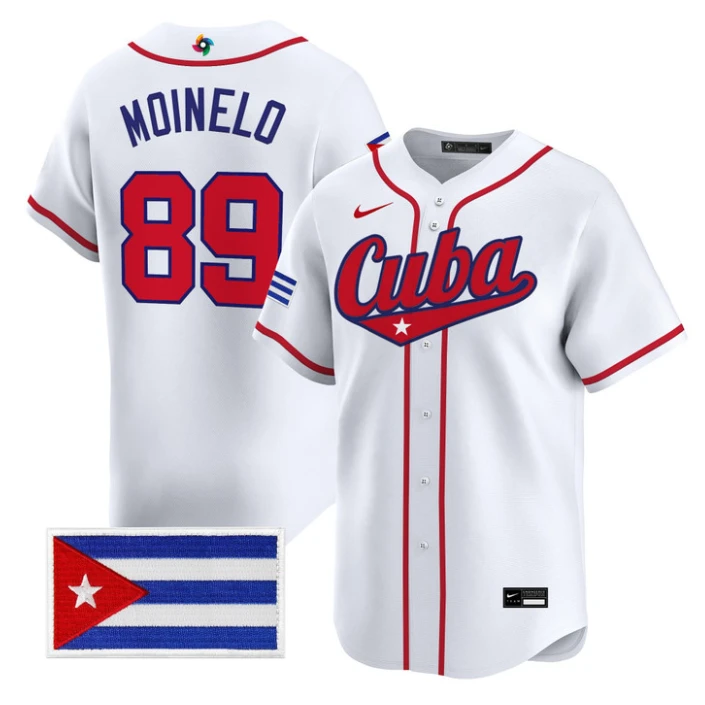 Livan Moinelo Jersey #89 Cuba World Baseball Classic 2026 Stitched by My Store