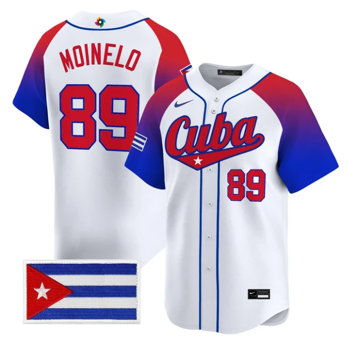 Livan Moinelo Jersey #89 Cuba World Baseball Classic 2026 Stitched by My Store