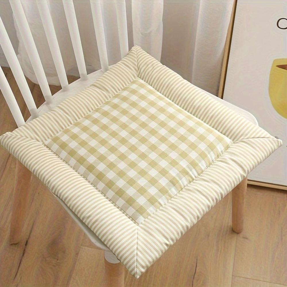 Liven Cotton Seat Pad Dining Chair Cushion by Casa & Beyond
