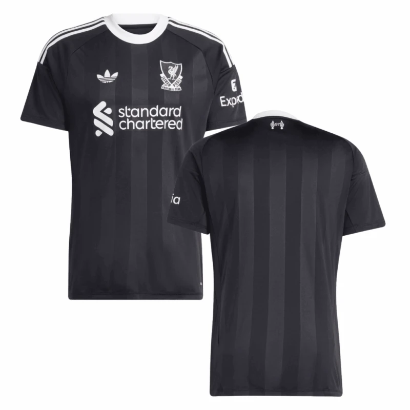 Liverpool 2025-26 Goalkeeper Match Jersey – Black by Soccer Jersey