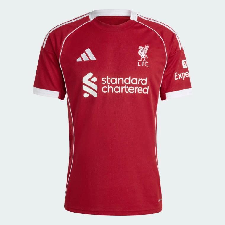 Liverpool 2025-26 PÉCSI 41 Home Jersey – Red by Soccer Jersey
