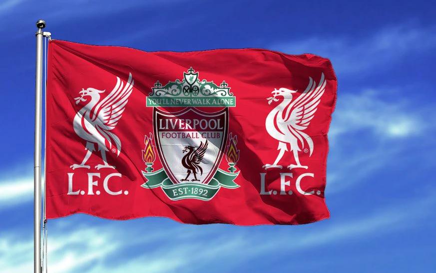 Liverpool You'll Never Walk Alone Flag 3x5ft Style 1 by flagsjustdoit