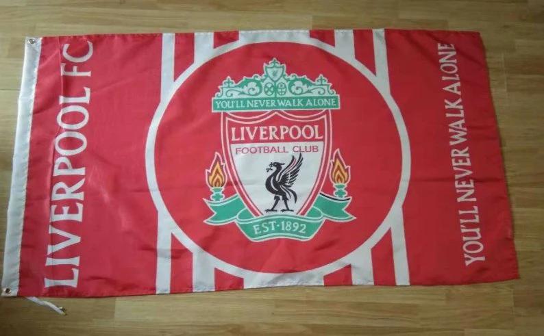 Liverpool You'll Never Walk Alone Flag 3x5ft Style 7 by flagsjustdoit