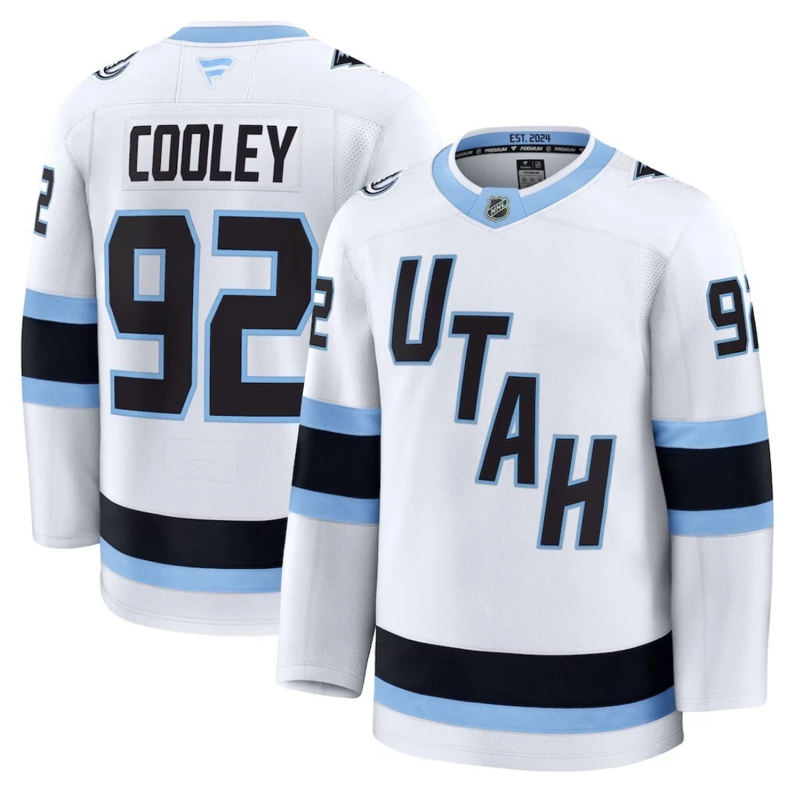 Logan Cooley Jersey #92 Utah Home Away Premium Player Stitched by Hockey David