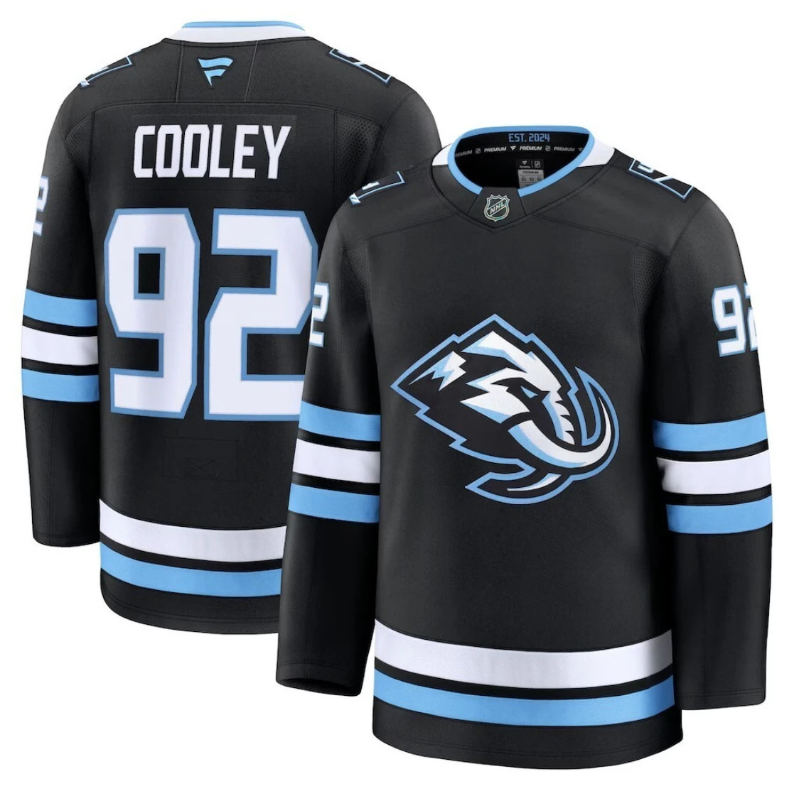 Logan Cooley Jersey #92 Utah Home Away Premium Player Stitched by Hockey David