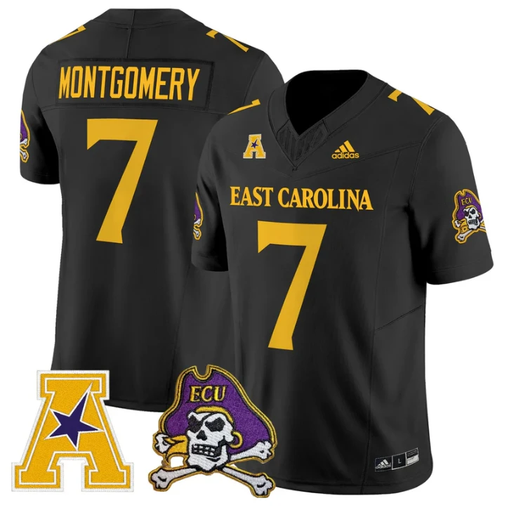 London Montgomery Jersey #7 East Carolina Pirates 2025 Limited Stitched by My Store NCAA Football Jerseys