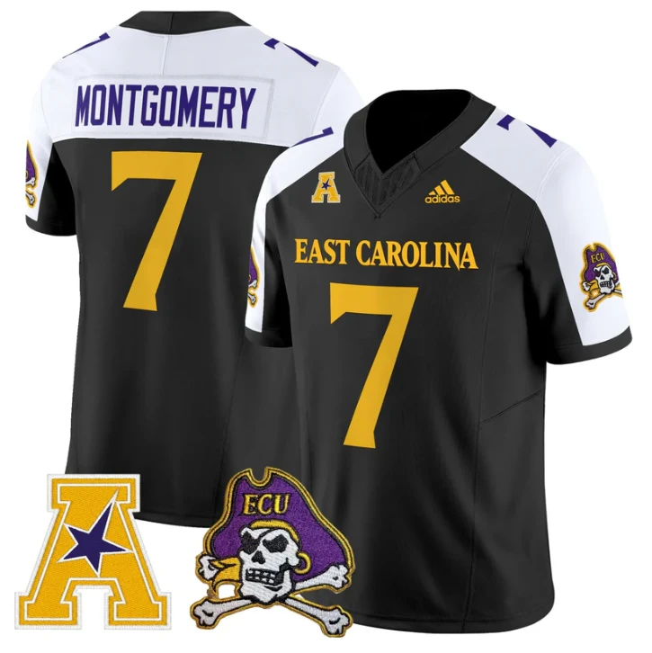 London Montgomery Jersey #7 East Carolina Pirates 2025 Limited Stitched by My Store NCAA Football Jerseys