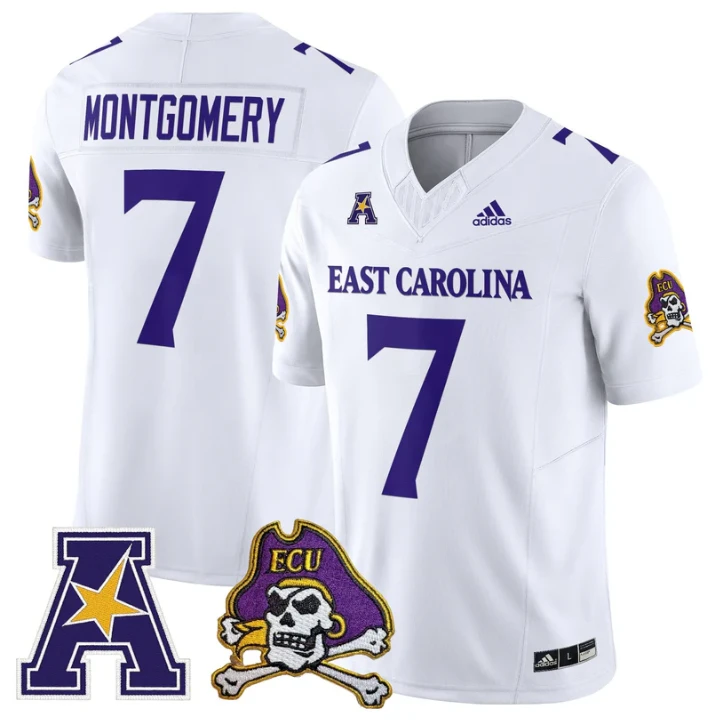 London Montgomery Jersey #7 East Carolina Pirates 2025 Limited Stitched by My Store NCAA Football Jerseys