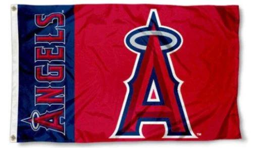 Los Angeles Angels Digital Print Flag 3X5Ft Banner USA Polyester with Brass Grommets by flagsjustdoit