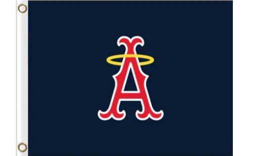 Los Angeles Angels Digital Print US Flag 3X5Ft Banner USA Polyester with Brass Grommets by flagsjustdoit