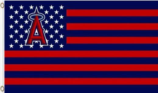 Los Angeles Angels Flag 3X5Ft Banner USA Polyester with Brass Grommets by flagsjustdoit