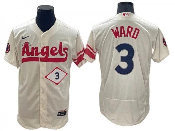 Los Angeles Angels #3 Taylor Ward City Connect Flex Base Jersey by My Store