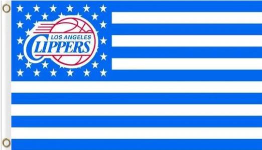Los Angeles Clippers Team US Sport Flag 3X5Ft Polyester Banner USA Digital Print by flagsjustdoit