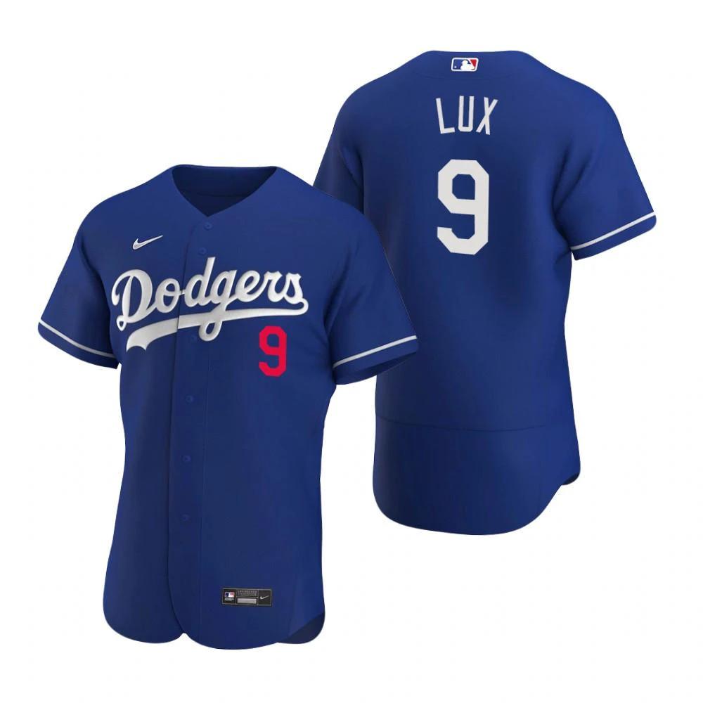 Los Angeles Dodgers Gavin Lux Royal Alternate Authentic Jersey by My Store