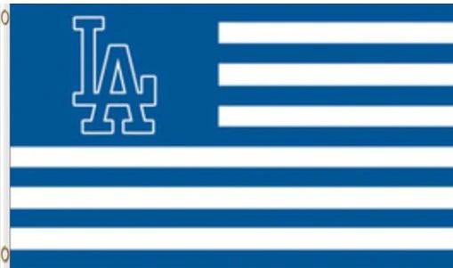 Los Angeles Dodgers US Sport Flag 3X5Ft Banner USA Polyester with Brass Grommets by flagsjustdoit