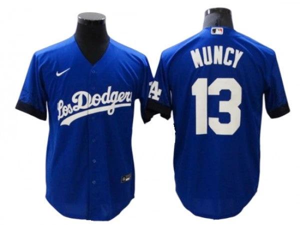Los Angeles Dodgers #13 Max Muncy Royal City Connect Jersey by My Store