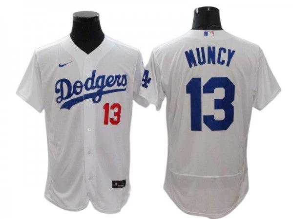 Los Angeles Dodgers #13 Max Muncy White Home Flex Base Jersey by My Store