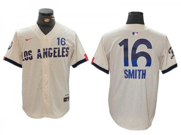 Los Angeles Dodgers #16 Will Smith 2024 City Connect Limited Jersey by My Store