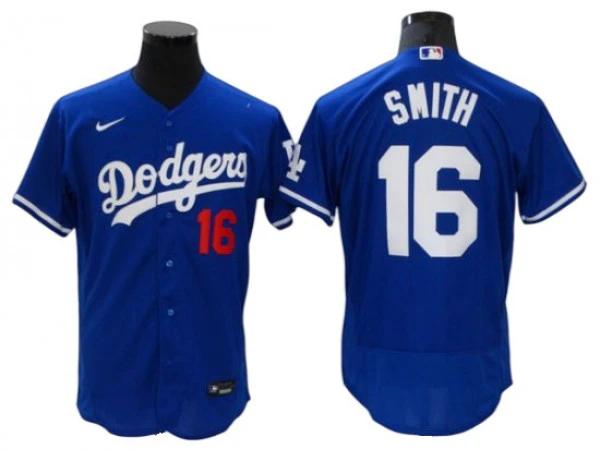 Los Angeles Dodgers #16 Will Smith Royal Alternate Flex Base Jersey by My Store