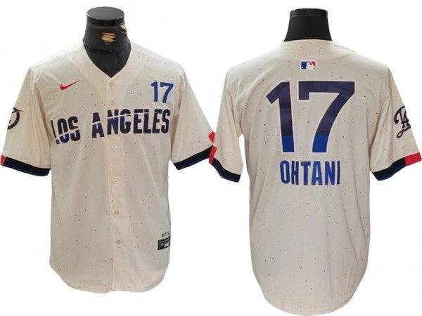 Los Angeles Dodgers #17 Shohei Ohtani 2024 City Connect Limited Jersey by My Store