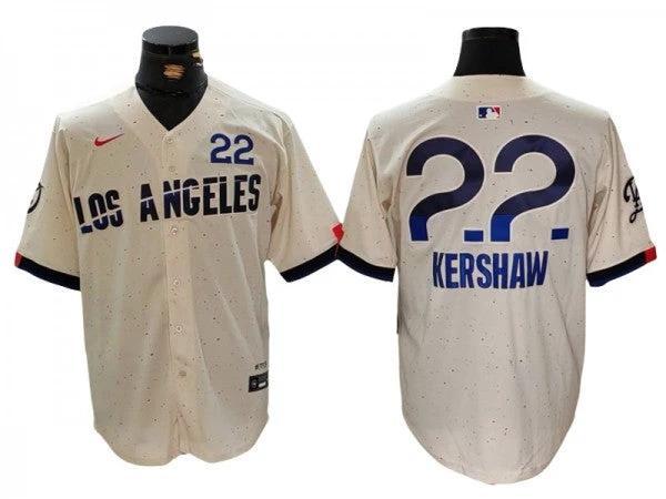 Los Angeles Dodgers #22 Clayton Kershaw 2024 City Connect Limited Jersey by My Store