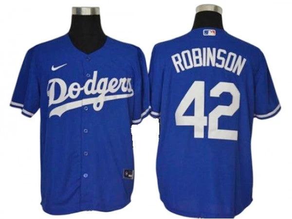 Los Angeles Dodgers #42 Jackie Robinson Royal Alternate Cool Base Jersey by My Store