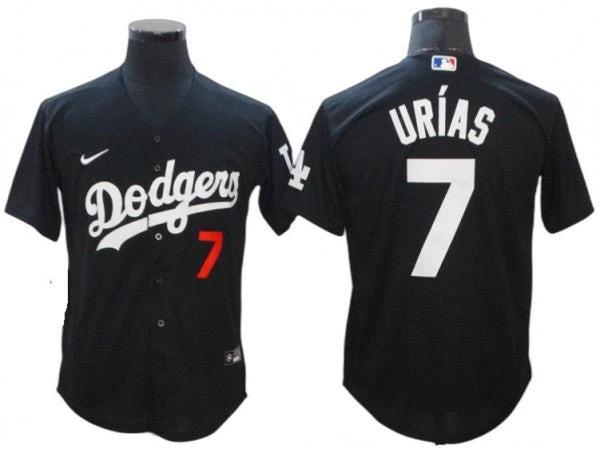 Los Angeles Dodgers #7 Julio Urias Black Turn Back The Clock Cool Base Jersey by My Store